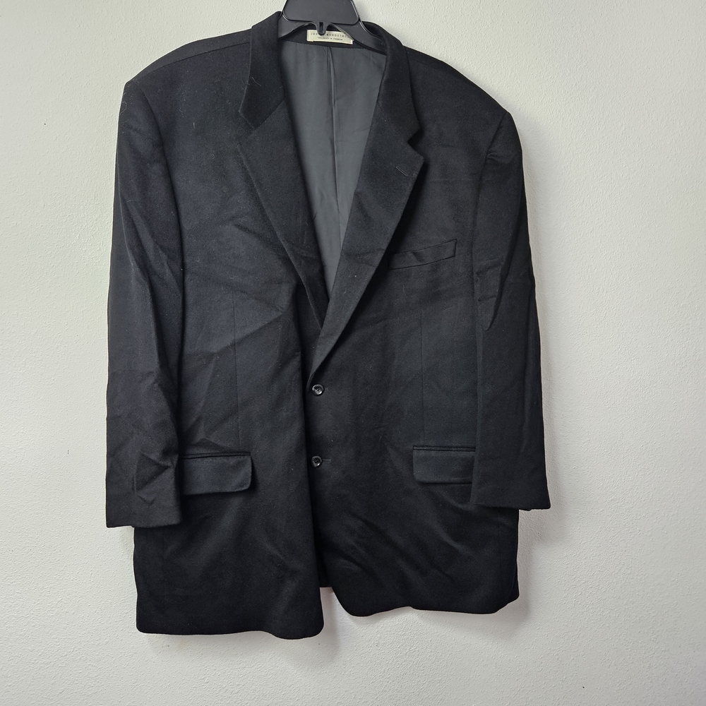 John W. Nordstrom Cashmere X Loro Piana Italy Sport Coat Black